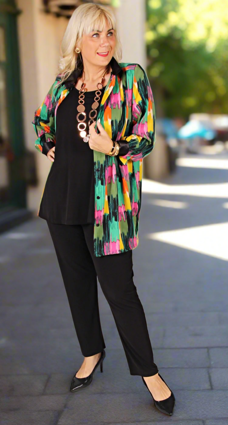 Terrific Triple Pleat Blouse  Colourful Selection