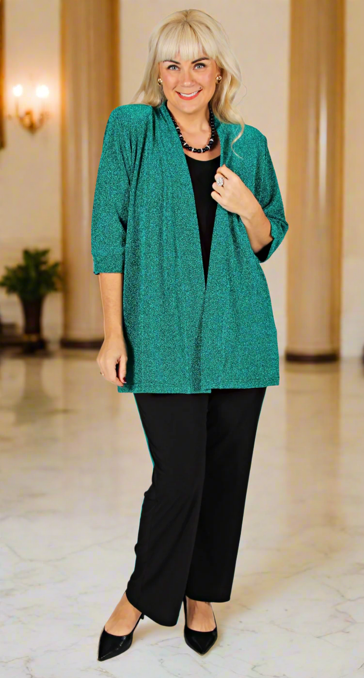 Starlit Shimmer Jacket Emerald